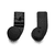 Passeggino Gazelle S Black Moon Black con ovetto Cloud G i-Size Moon Black, base isofix Base G Black e adattatori