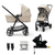 Sand Nowość 4 w 1 Mink Pro pram Beige + Base