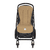 Cojín de asiento Lunares Amapola Canela