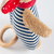 Spieluhr Hund blau gestreift Classic