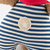 Spieluhr Hund blau gestreift Classic