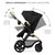 3 i 1 MOOV 2 Pure barnevogn Black