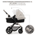 Kinderwagen 3 in 1 MOOV 2 GREY