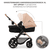 Kinderwagen 3 in 1 MOOV 2 beige