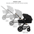 3 in 1 MOOV 2 Air Pure kinderwagen Black