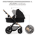 3 in 1 MOOV 2 Air Pure kinderwagen Black