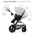 Passeggino 3 in 1 MOOV 2 Air Moonlight Grey