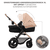 Sand 3 in 1 MOOV 2 Air kinderwagen Beige