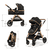 ESME 3in1 Pure barnevogn Black