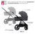 Kinderwagen 2in1 NEA 2 Deep Grey