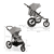 Poussette 3 roues HELSI 2 dust gray
