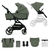 Kinderkraft YOXI 2in1 mystic kinderwagen green