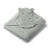 Serviette de bain enfant capuche Albert hippo dove blue