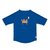 LÄSSIG Camiseta de baño manga corta UV azul camel