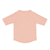 UV-Kurzarm-Badeshirt Leopard rosa