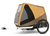 Rimorchio per cani da bicicletta Enna Sundown yellow con copertura antipioggia inclusa