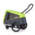 Rimorchio per cani da bicicletta Enna Sundown yellow con copertura antipioggia inclusa