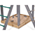 Portique balançoire enfant double toboggan Siamang bois