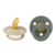 Schnuller Colour Anatomischer Sauger Vanilla/Pine 0-6 Monate, 2 Stk.