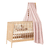 Himmelgestell für Linea Babybett Buche