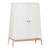 Armoire enfant 2 portes Luna petite bois blanc