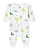 Bright Wild Lime Dino sleep overall White