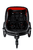 Kinderfahrradanhänger Outback mit Babysitz rot/schwarz