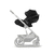 Balios Black Black Black i-Size Black Barnvagnset S Lux Moon inkl. liggdel Liggdel S Lux Moon , babyskydd Cloud G Moon , adapter och basstation Base