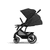 Kinderwagen Balios S Lux Black Moon Black inklusive Kinderwagenaufsatz Cot S Lux Moon Black