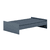 Bodenbett Little Flo mattblau 120 x 200 cm