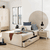 Bodenbett Little Flo cashmere beige 120 x 200 cm