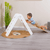 Kletterleiter und Rutsche Littlefoot 2-in-1 für Lernturm und Kletterdreieck beige lackiert