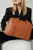 Wickeltasche Mommy Club Signatur Simili Leder braun