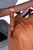 Wickeltasche Mommy Club Signatur Simili Leder braun
