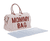 Mommy Bag Wickeltasche Streifen Nude Terracotta