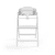 Click Highchair & Fold 4 in 1 All White