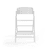 Click Highchair & Fold 4 in 1 All White