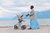 Carrito de bebé Combi  Mev Kite gris