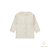 Veste en tricot blanc cassé