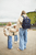 Wickelrucksack Family Club Signatur Blau