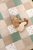 Tapis d'éveil matelas de parc bébé amis forêt 140x140 cm