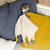 Doudou loutre mousseline de coton