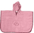 Poncho de bain enfant rose 45x75 cm