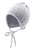 Strickmütze Schleife silber