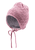 Strickmütze Schleife mattrosa