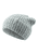 Strickmütze Wellen silber melange