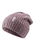 Strickmütze Wellen violet pastell