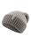 Strickmütze Umschlag silber melange