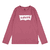 Levi's Kinder shirt met lange mouwen roze