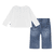 BRIGHT WHITE Levi's TEE & CARGO PANT SET,